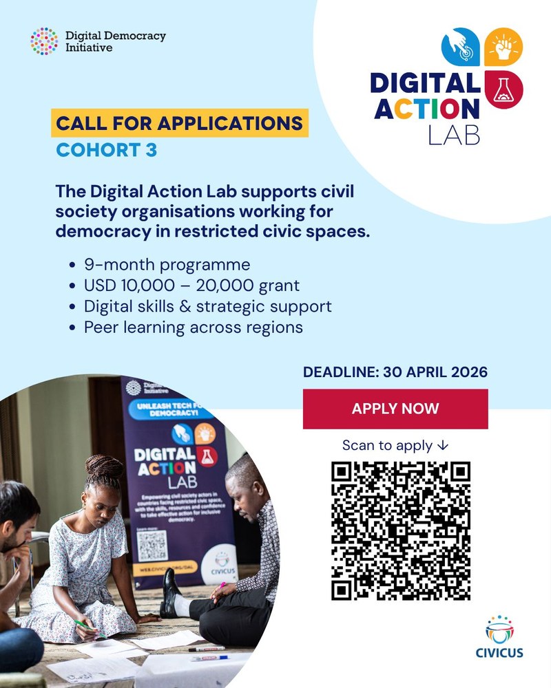 DDI Call for Applications for the Digital Action Lab – Cohort 3