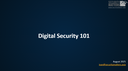 Digital Security 101